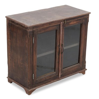 Small Glazed Buffet in Solid Wood-NQ-1756167