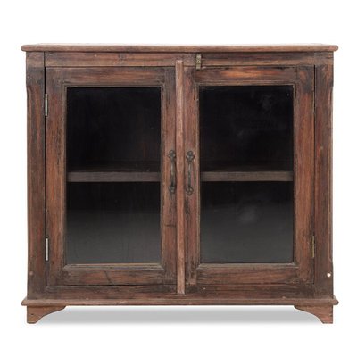 Small Glazed Buffet in Solid Wood-NQ-1756167