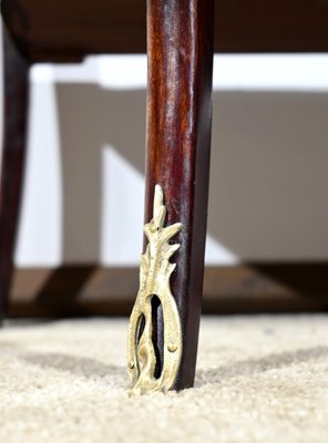 Small Half-Moon Console Table in Mahogany, 1890s-RVK-1771076