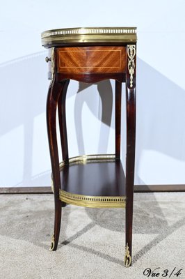 Small Half-Moon Console Table in Mahogany, 1890s-RVK-1771076