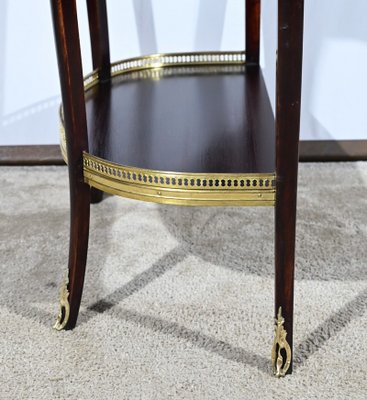 Small Half-Moon Console Table in Mahogany, 1890s-RVK-1771076