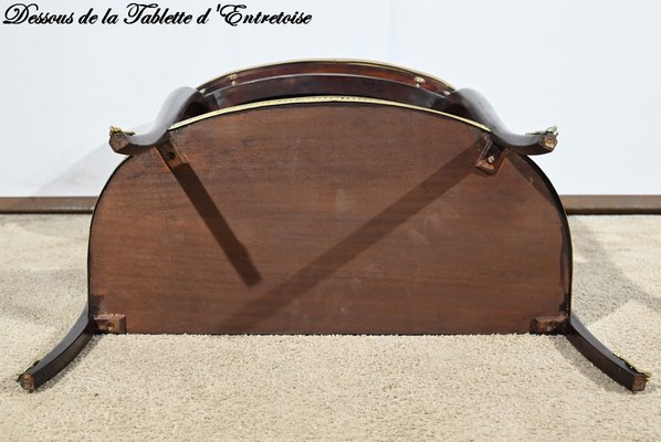 Small Half-Moon Console Table in Mahogany, 1890s-RVK-1771076