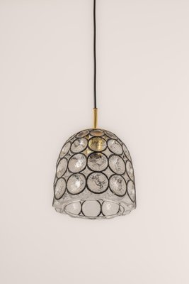 Small Iron & Clear Glass Pendant Lights from Limburg, Germany, 1960s-UGR-1298064