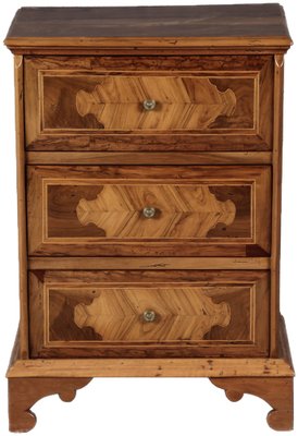 Small Italian Baroque Chest of Drawers in Walnut, 1750s-DXD-1790780