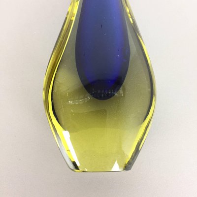 Small Italian Murano Glass Sommerso Single-Stem Vase by Flavio Poli, 1960s-QZ-1131864