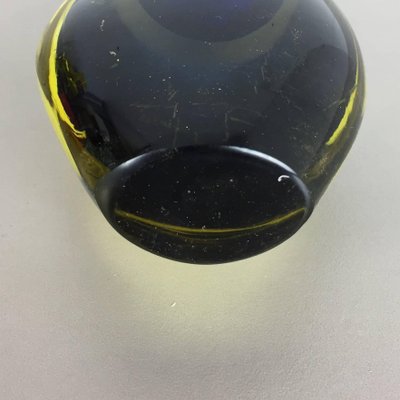 Small Italian Murano Glass Sommerso Single-Stem Vase by Flavio Poli, 1960s-QZ-1131864