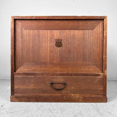 Small Japanese Tansu Storage Cabinet, 1930s-DWL-1786906