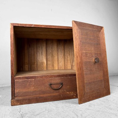 Small Japanese Tansu Storage Cabinet, 1930s-DWL-1786906