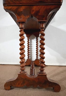 Small Louis-Philippe Mahogany Dressing Table, 19th Century-RVK-1395809