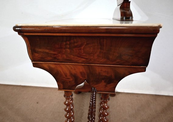 Small Louis-Philippe Mahogany Dressing Table, 19th Century-RVK-1395809