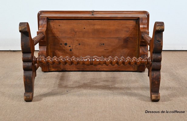 Small Louis-Philippe Mahogany Dressing Table, 19th Century-RVK-1395809