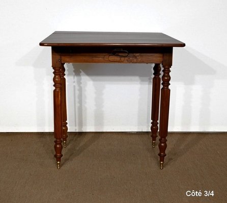 Small Louis Philippe Mahogany Side Table, 19th Century-RVK-1394741