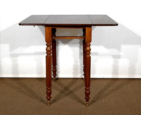 Small Louis Philippe Mahogany Side Table, 19th Century-RVK-1394741