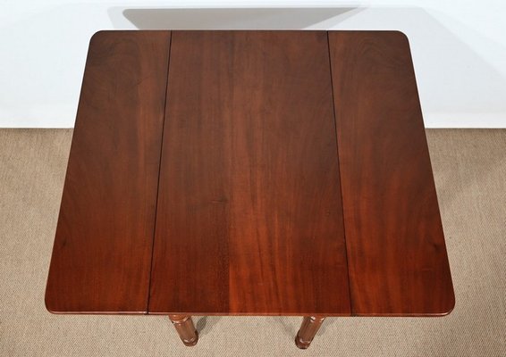 Small Louis Philippe Mahogany Side Table, 19th Century-RVK-1394741