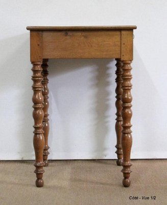 Small Louis-Philippe Style Oak Table, Late 19th Century-RVK-1089876