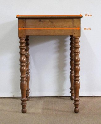 Small Louis-Philippe Style Oak Table, Late 19th Century-RVK-1089876