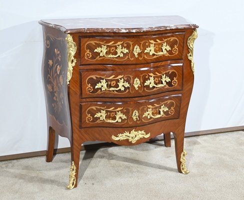 Small Louis XIV-Louis XV Transition Style Chest of Drawers, Early 20th Century-RVK-1764577