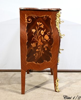 Small Louis XIV-Louis XV Transition Style Chest of Drawers, Early 20th Century-RVK-1764577