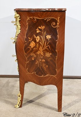 Small Louis XIV-Louis XV Transition Style Chest of Drawers, Early 20th Century-RVK-1764577