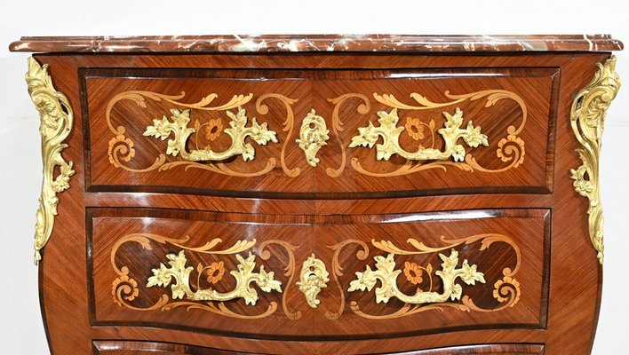 Small Louis XIV-Louis XV Transition Style Chest of Drawers, Early 20th Century-RVK-1764577