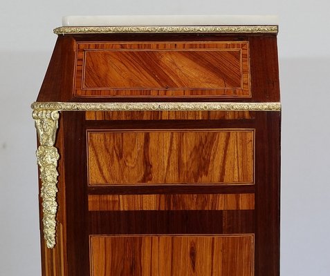 Small Louis XIV or Napoleon III Wooden Showcase Cabinet, 1850s-RVK-1268186