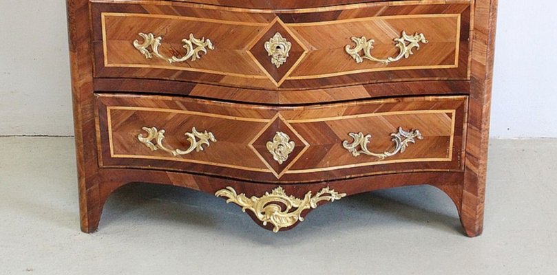 Small Louis XIV Style Wooden Chest of Drawers-RVK-891431