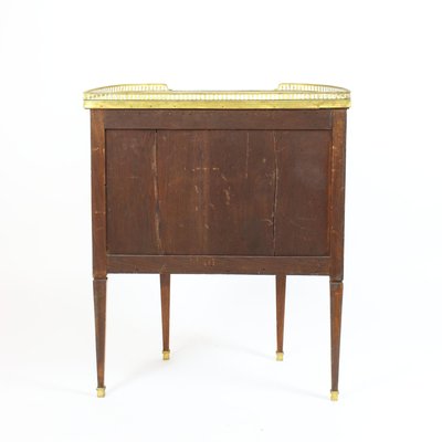 Small Louis XVI Demilune Chest in Walnut-KMT-1314243