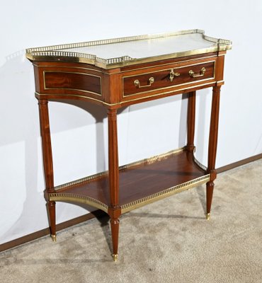 Small Louis XVI Mahogany Console Table-RVK-1771147