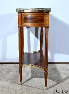 Small Louis XVI Mahogany Console Table-RVK-1771147