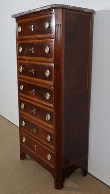 Small Louis XVI Mahogany Semainier, 18th Century-RVK-1166200