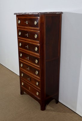 Small Louis XVI Mahogany Semainier, 18th Century-RVK-1166200