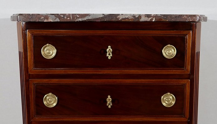 Small Louis XVI Mahogany Semainier, 18th Century-RVK-1166200