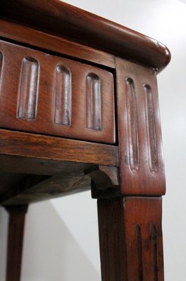 Small Louis XVI Mahogany Side Table, 18th Century-RVK-845375