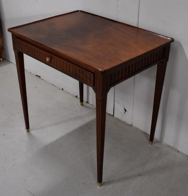 Small Louis XVI Mahogany Side Table, 18th Century-RVK-845375