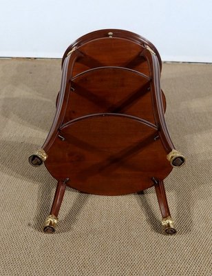 Small Louis XVI Style Solid Mahogany Side Table-RVK-1328401