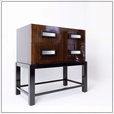 Small Macassar Cabinet with Drawers-JG-1796322