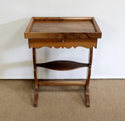 Small Mid 19th Century Solid Walnut Living Room Table-RVK-997552