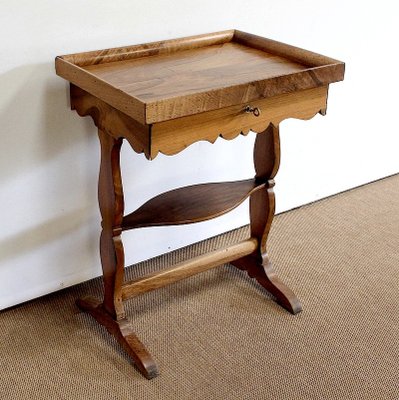 Small Mid 19th Century Solid Walnut Living Room Table-RVK-997552