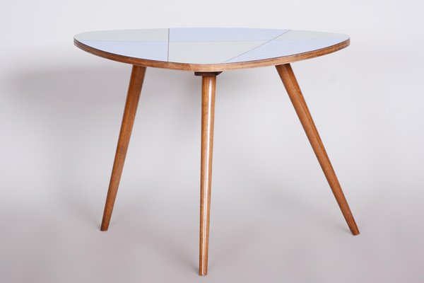 Small Mid-Century Beech Table, Czech, 1950s-WHY-1096079