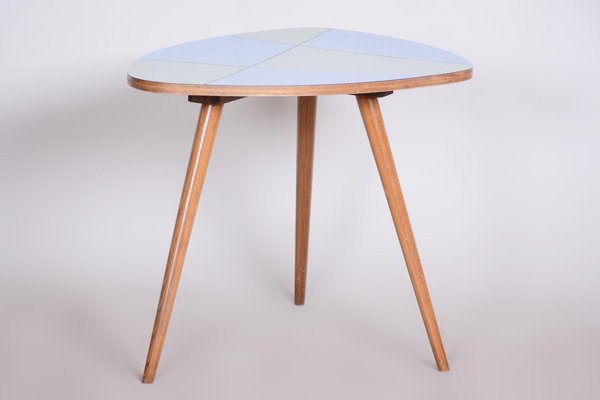 Small Mid-Century Beech Table, Czech, 1950s-WHY-1096079