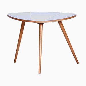 Small Mid-Century Beech Table, Czech, 1950s-WHY-1096079