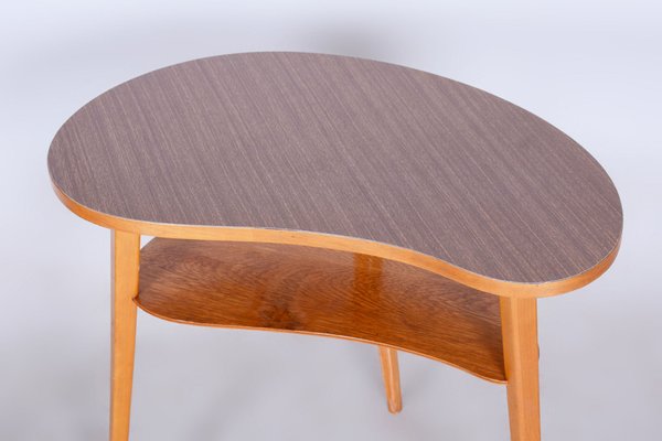 Small Mid-Century Beech Table, Former Czechoslovakia, 1950s-WHY-1704759