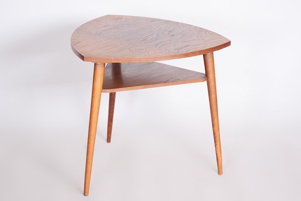 Small Mid-Century Czech Oak Table, 1950s-WHY-1098732