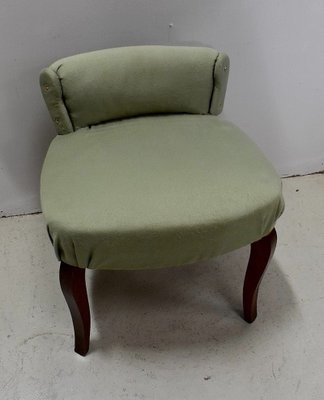 Small Mid-Century Green Side Chair, 1950s-RVK-584025