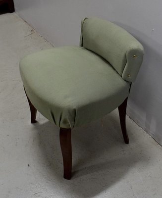 Small Mid-Century Green Side Chair, 1950s-RVK-584025