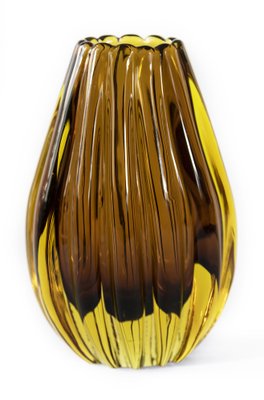 Small Mid-Century Italian Vase in Murano Glass by Flavio Poli-ZVH-1317643