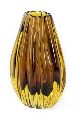 Small Mid-Century Italian Vase in Murano Glass by Flavio Poli-ZVH-1317643