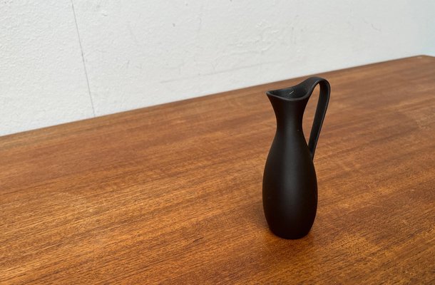 Small Mid-Century Minimalist Wormser Terra-Sigillata Pottery Carafe Vase, Germany, 1960s-UAH-1703941