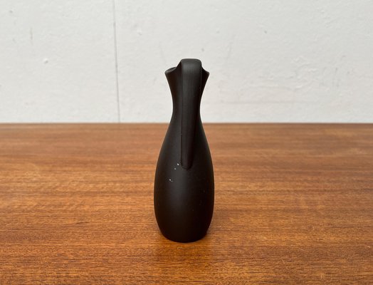 Small Mid-Century Minimalist Wormser Terra-Sigillata Pottery Carafe Vase, Germany, 1960s-UAH-1703941