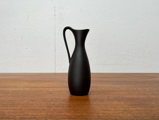 Small Mid-Century Minimalist Wormser Terra-Sigillata Pottery Carafe Vase, Germany, 1960s-UAH-1703941